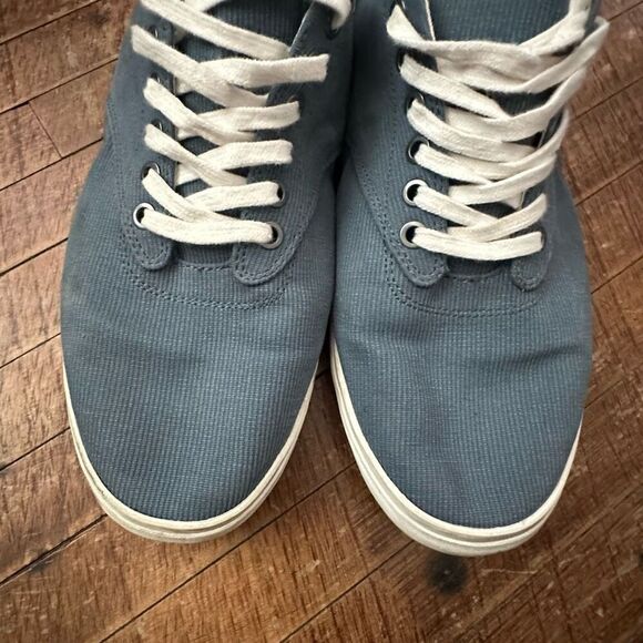 Seavee’s blue corduroy men’s size 11 lace up fashion sneakers - Picture 2 of 6